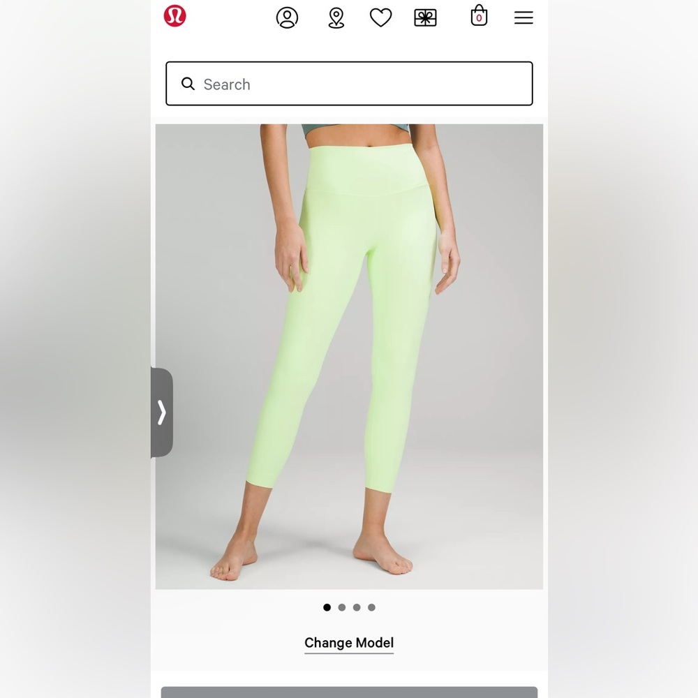 Lululemon align leggings size 4 in “faded zap”